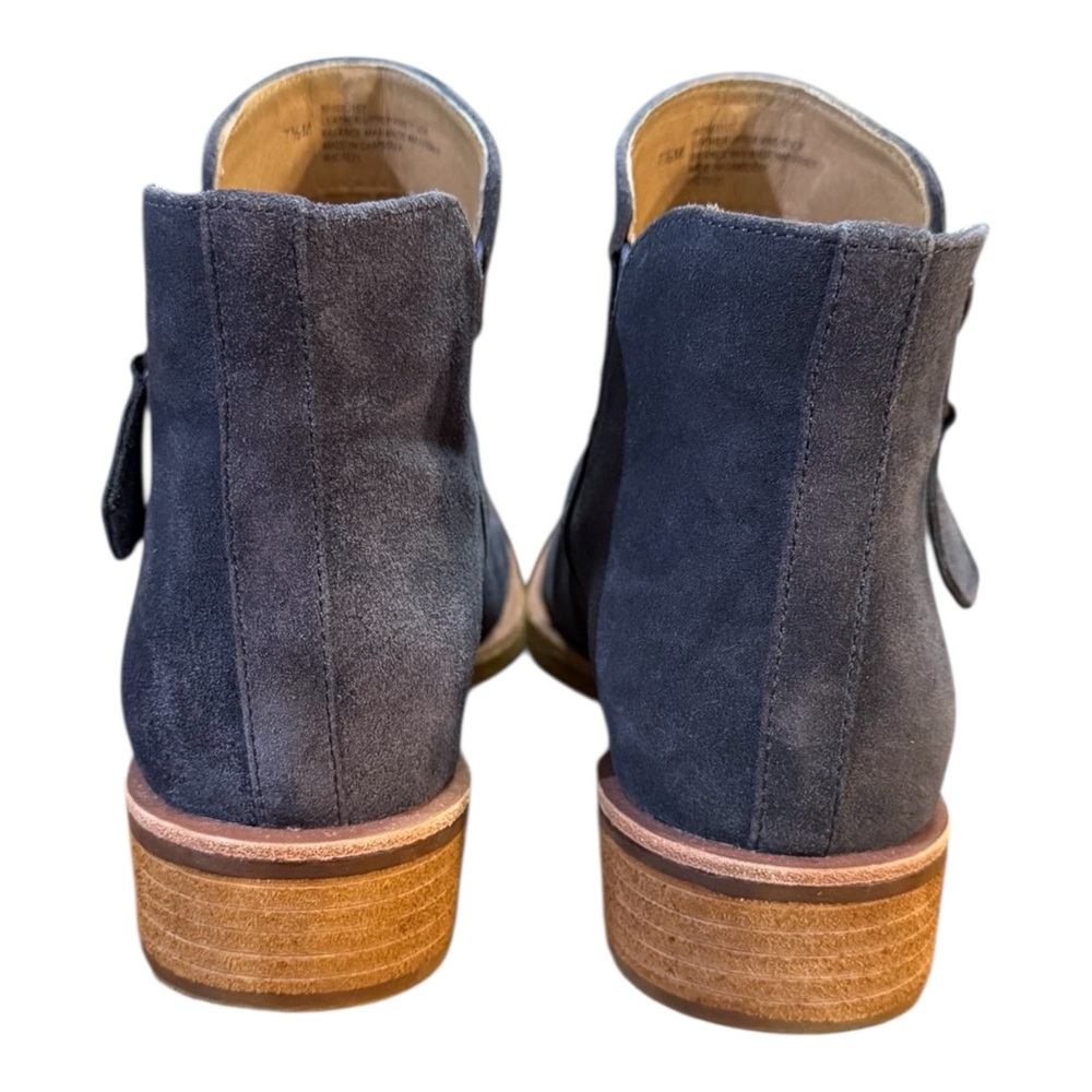 Söfft Beckie II Ankle Boots Storm Blue Suede Women’s Size 7.5 - Picture 2 of 10